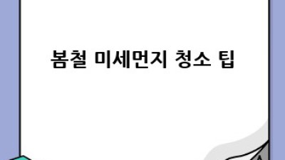 고흥 봉래면 신금리 웰빙 청소 서비스: 깨끗함과 편안함을 선물해 드려요!